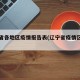 辽宁省各地区疫情报告表(辽宁省疫情区域划分)