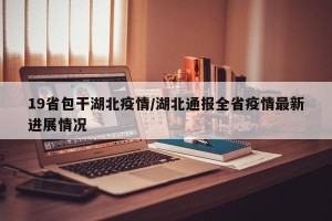 19省包干湖北疫情/湖北通报全省疫情最新进展情况